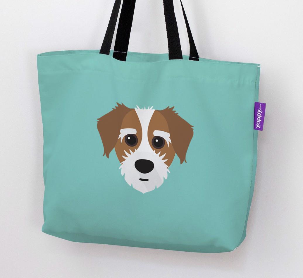 Dog Icon Canvas Bag