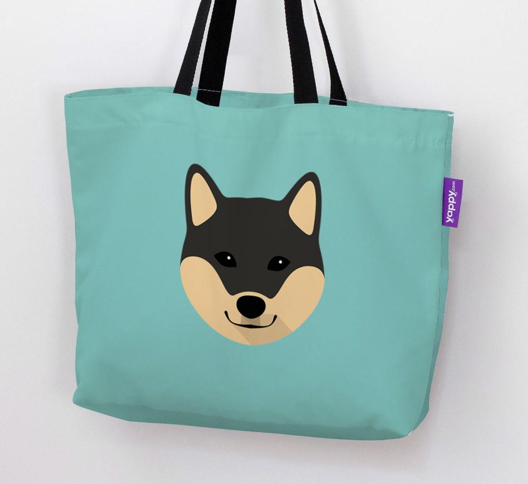 Dog Icon Canvas Bag