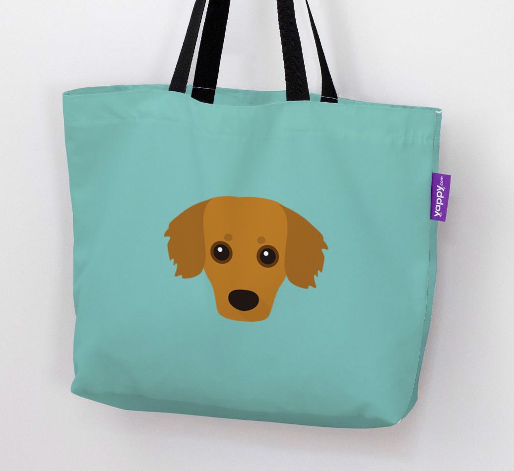 Dog Icon Canvas Bag