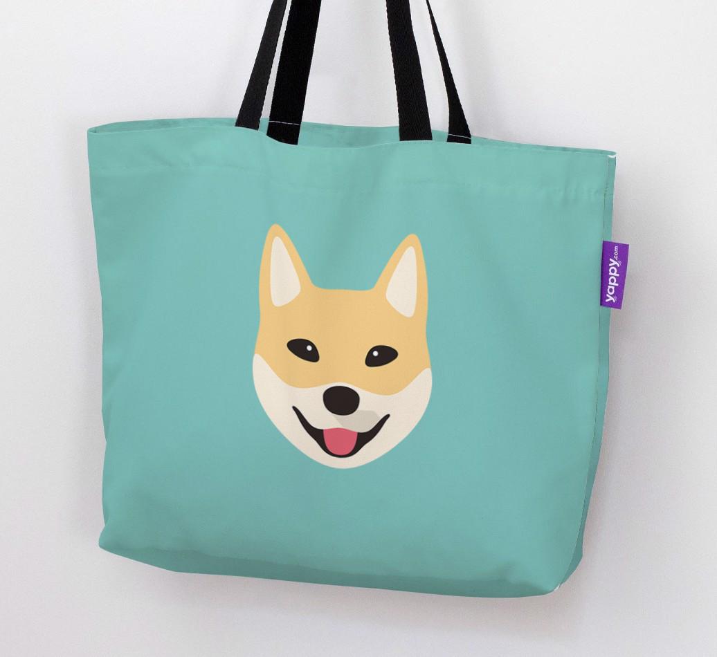 Dog Icon Canvas Bag