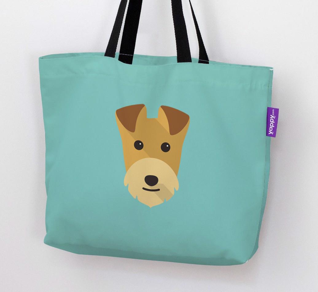 Dog Icon Canvas Bag