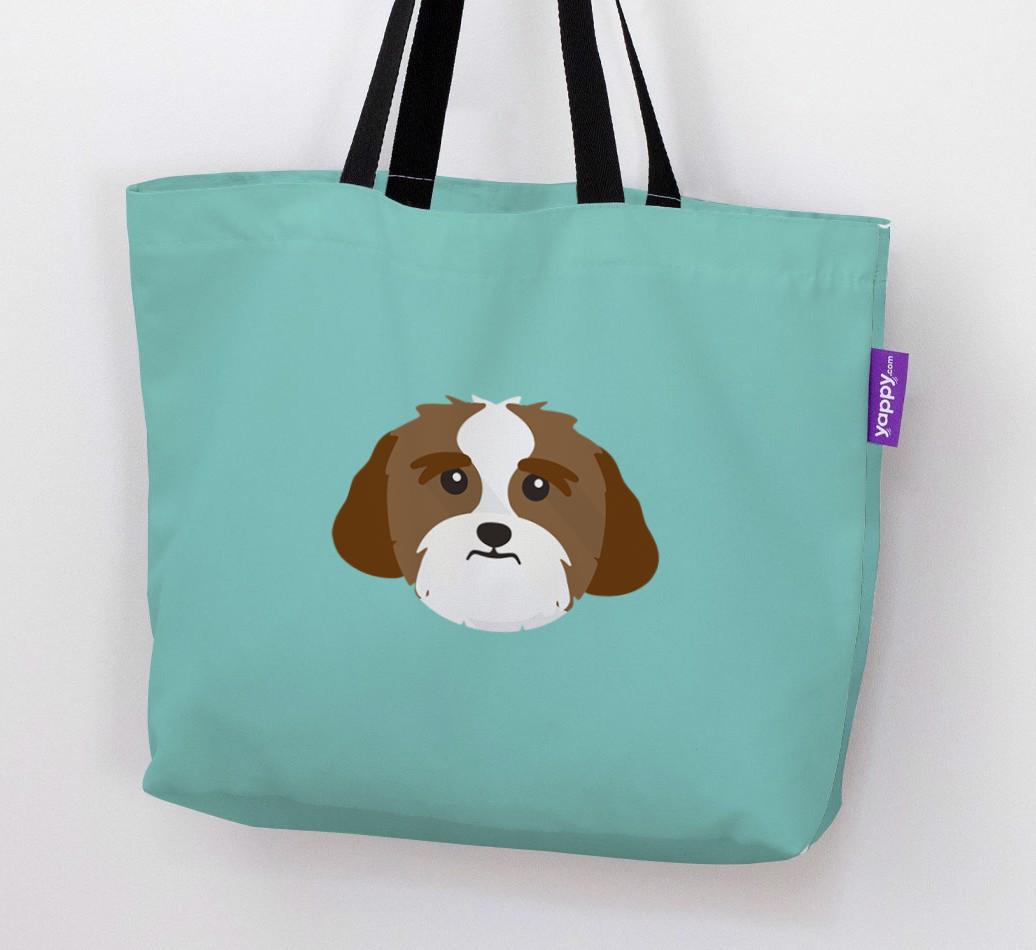 Dog Icon Canvas Bag