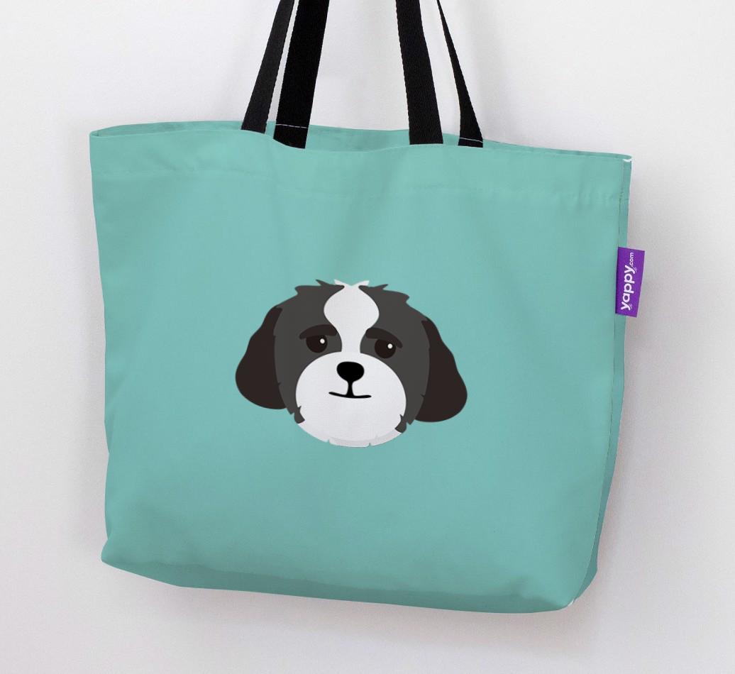 Dog Icon Canvas Bag