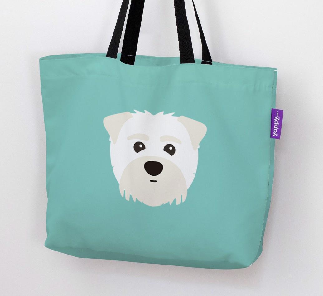 Dog Icon Canvas Bag