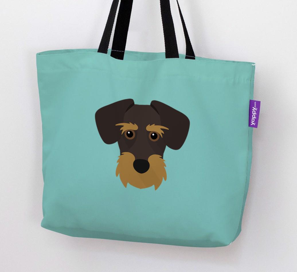 Dog Icon Canvas Bag