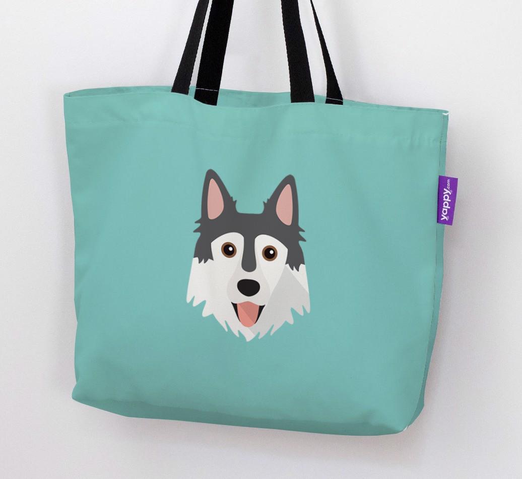 Dog Icon Canvas Bag