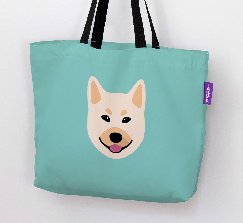 Dog Icon Canvas Bag