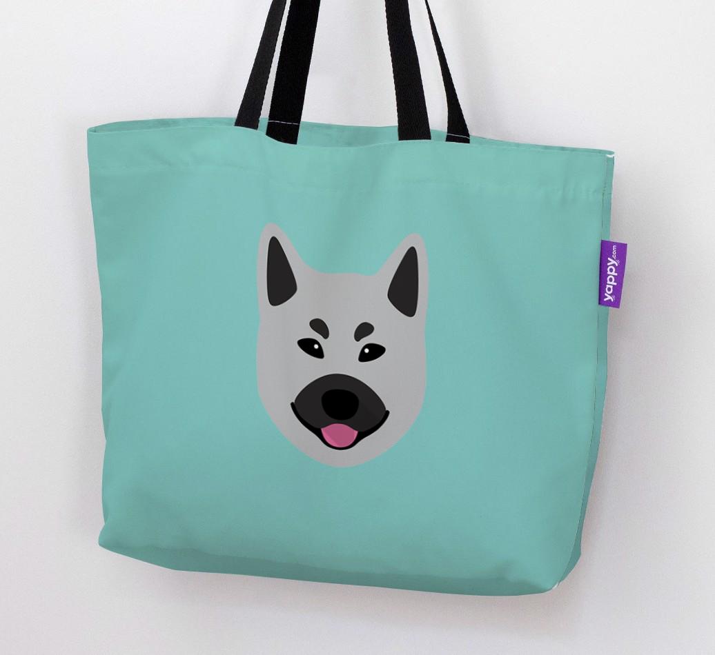Dog Icon Canvas Bag