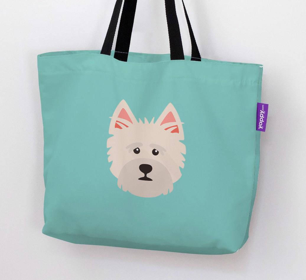Dog Icon Canvas Bag