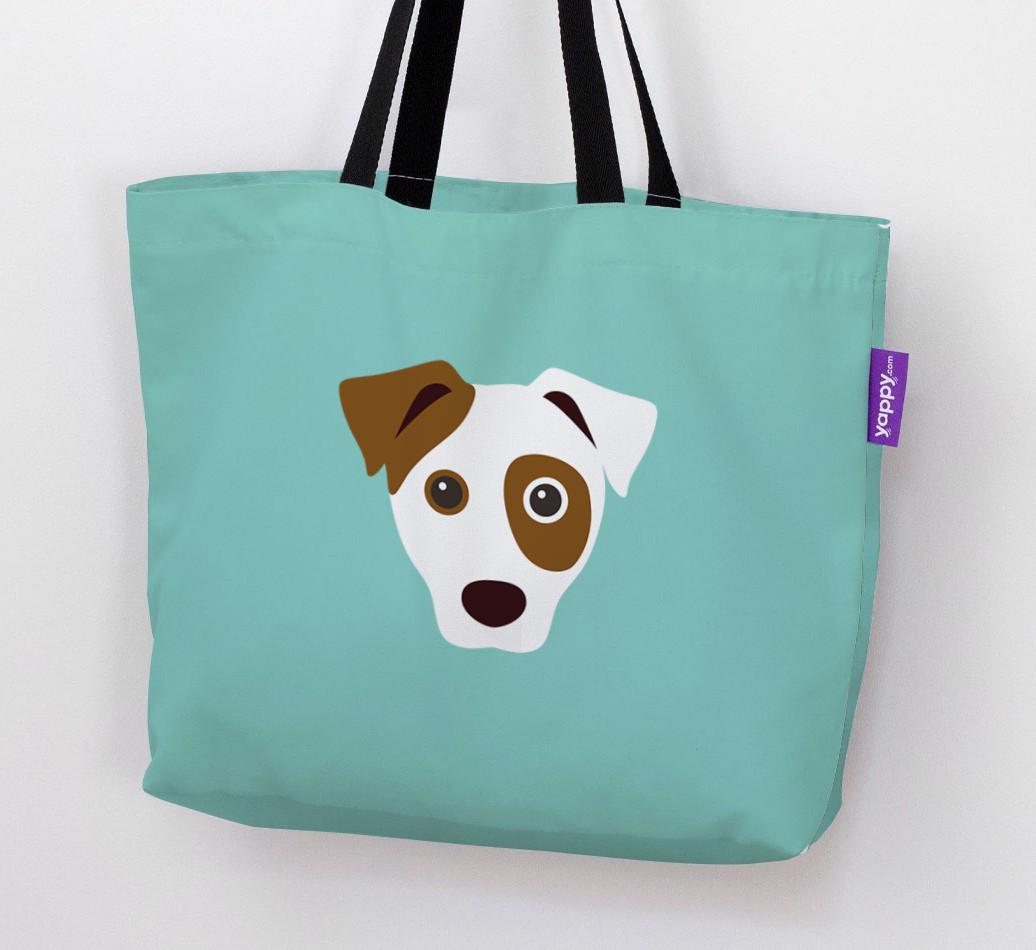 Dog Icon Canvas Bag
