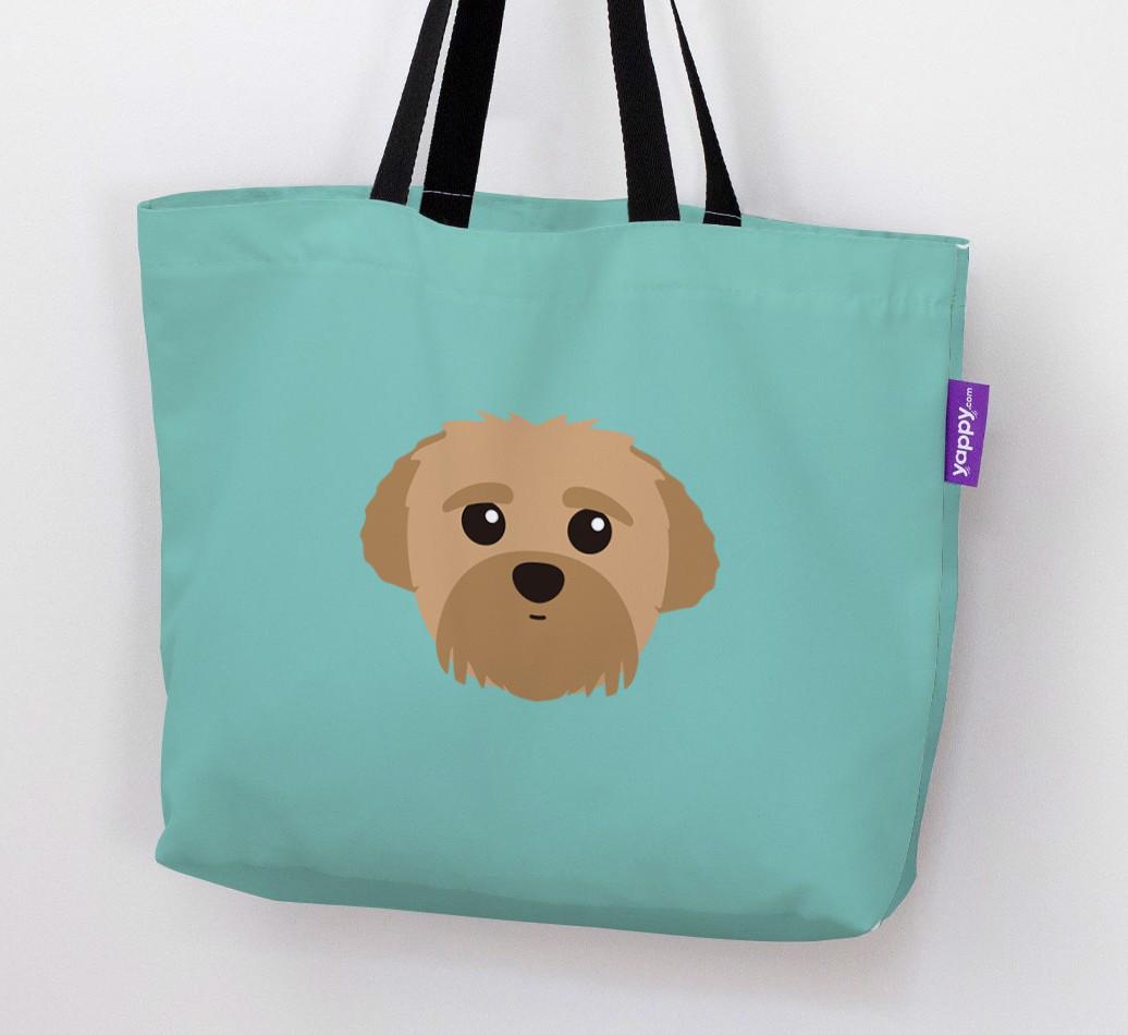 Dog Icon Canvas Bag