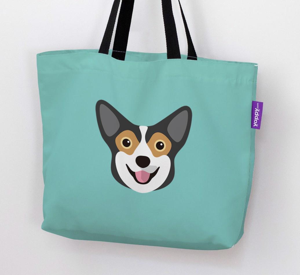Dog Icon Canvas Bag