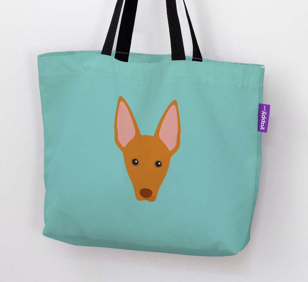 Dog Icon Canvas Bag