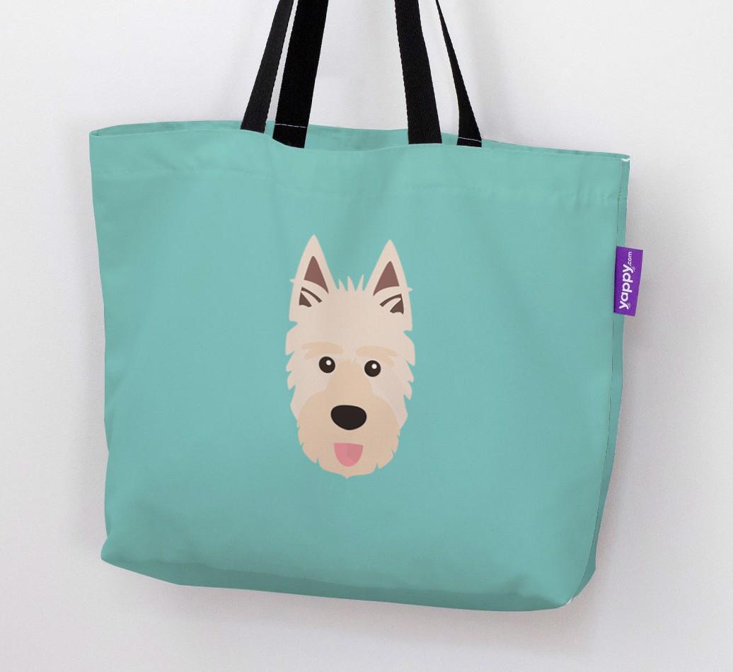 Dog Icon Canvas Bag