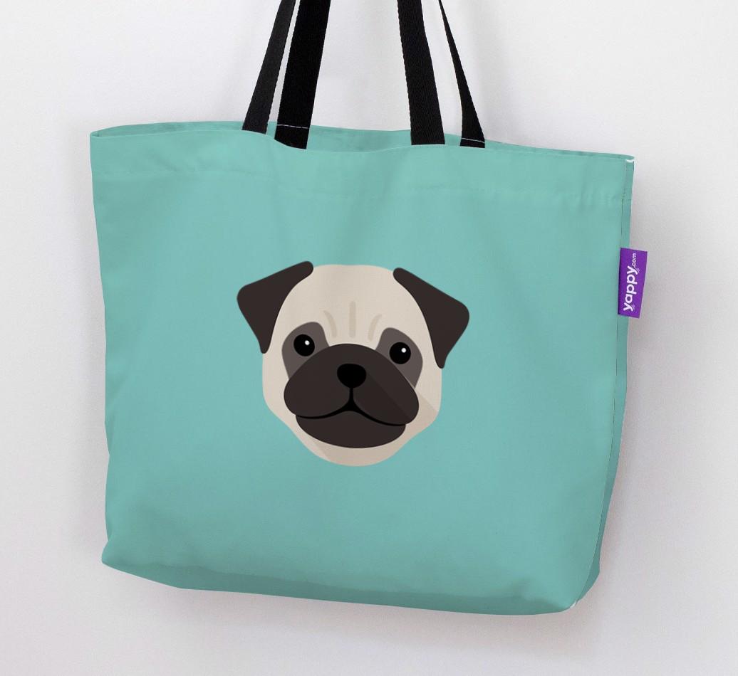 Dog Icon Canvas Bag