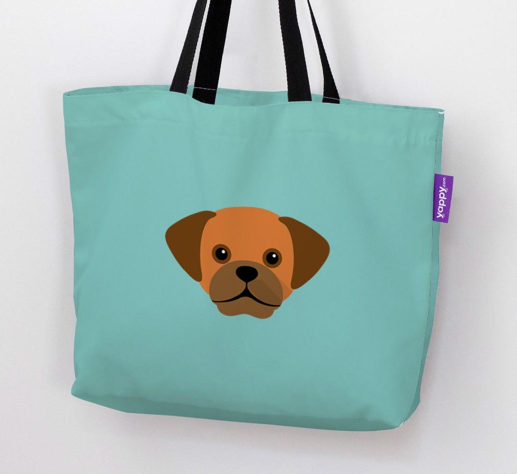 Dog Icon Canvas Bag