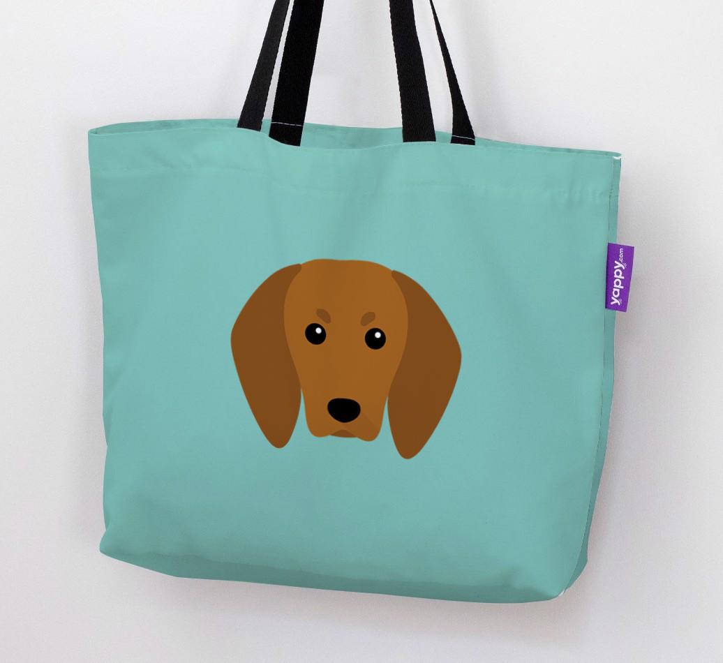Dog Icon Canvas Bag