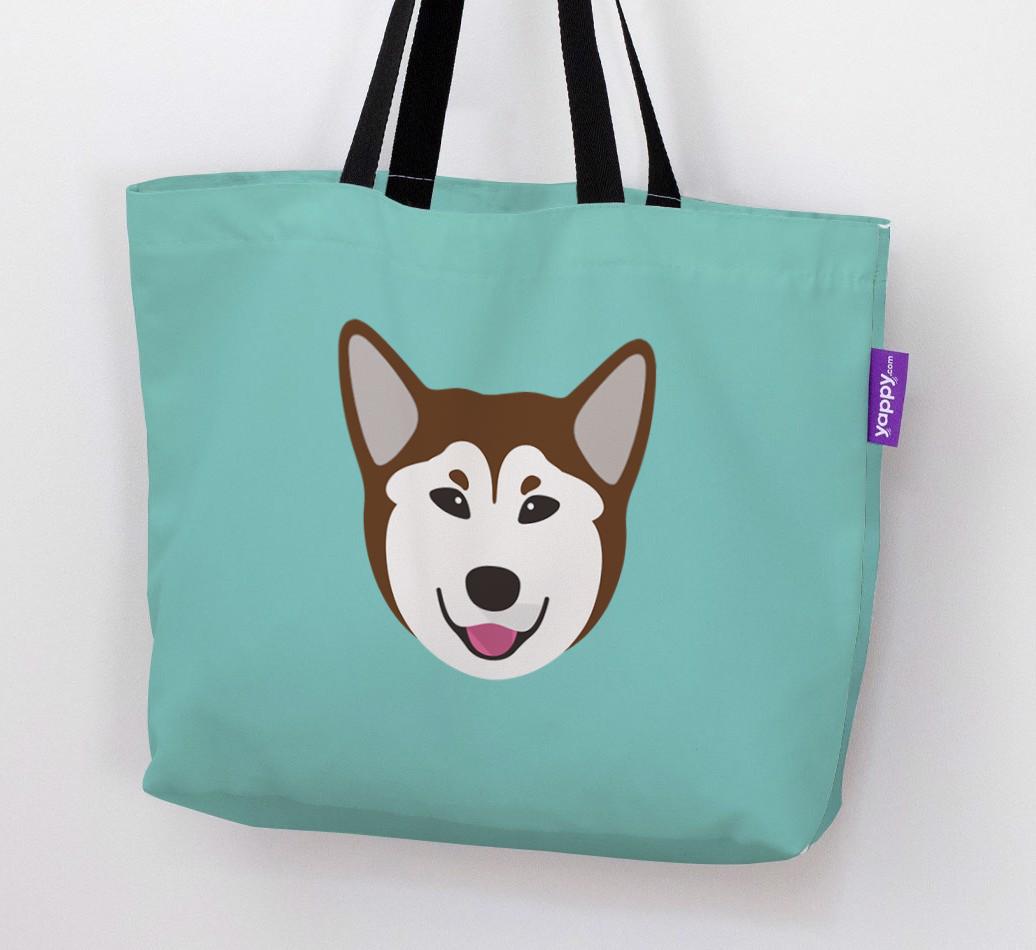 Dog Icon Canvas Bag