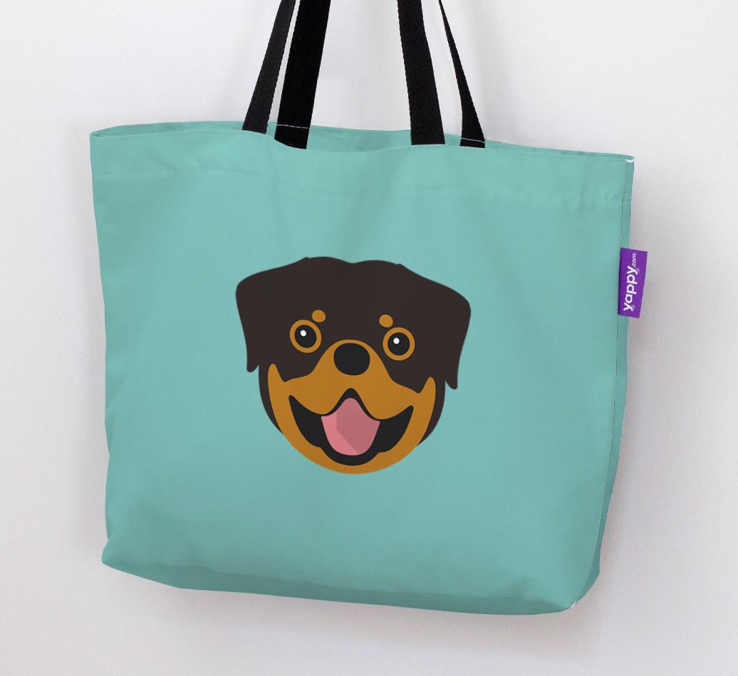 Dog Icon Canvas Bag
