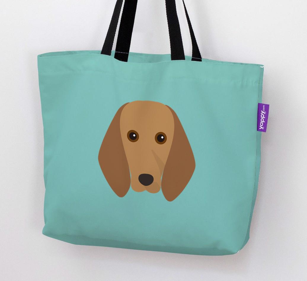 Dog Icon Canvas Bag
