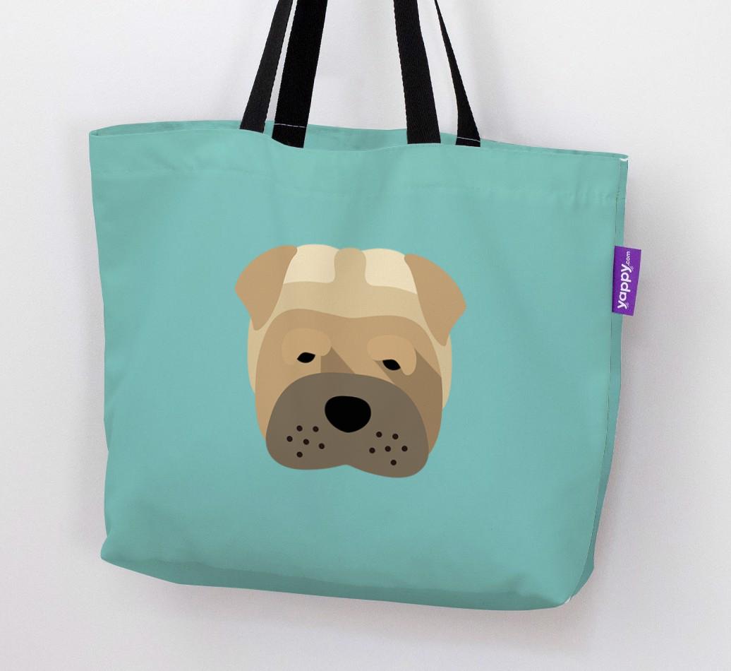 Dog Icon Canvas Bag