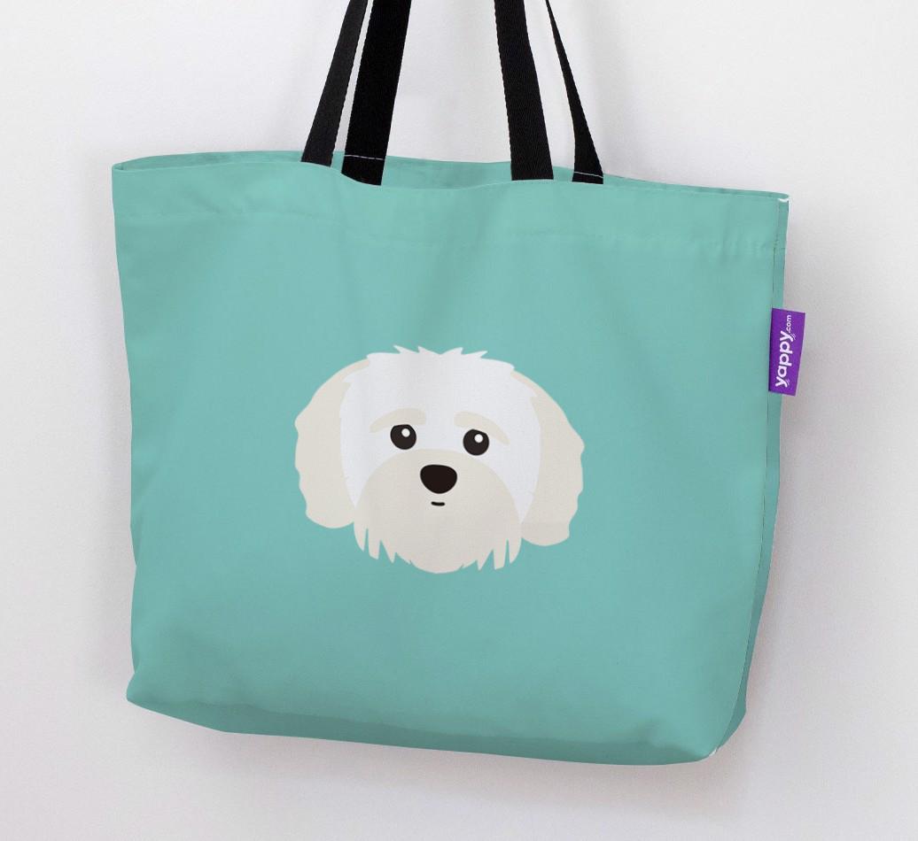 Dog Icon Canvas Bag