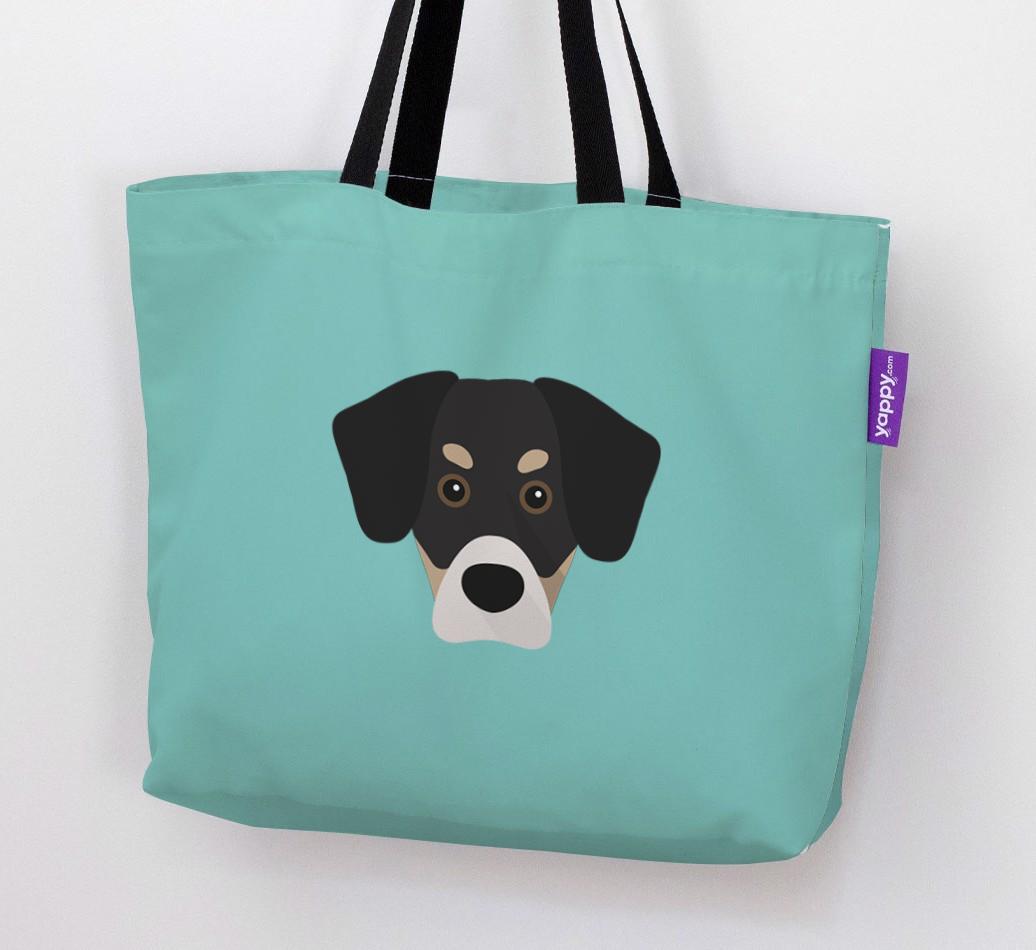 Dog Icon Canvas Bag
