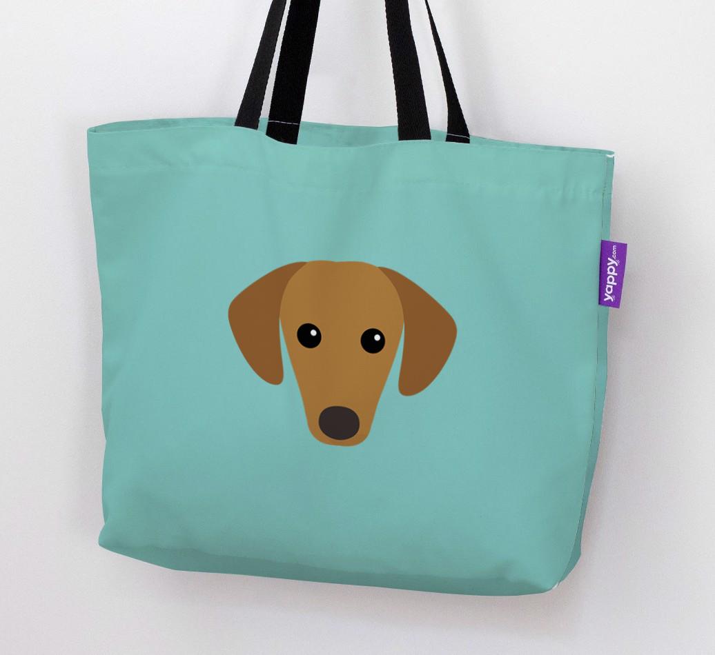 Dog Icon Canvas Bag
