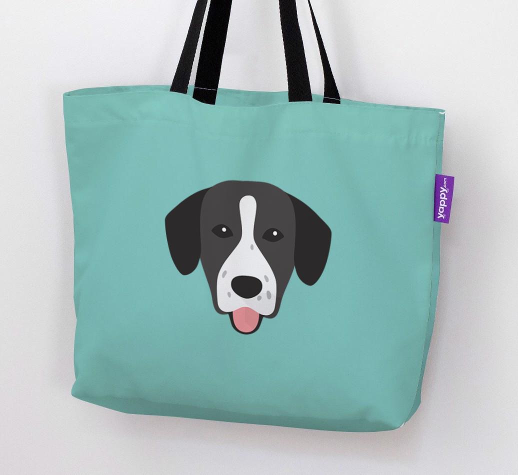 Dog Icon Canvas Bag