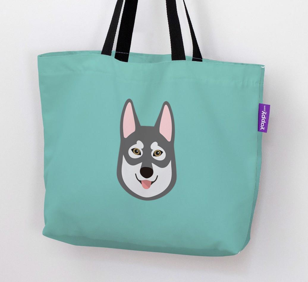 Dog Icon Canvas Bag