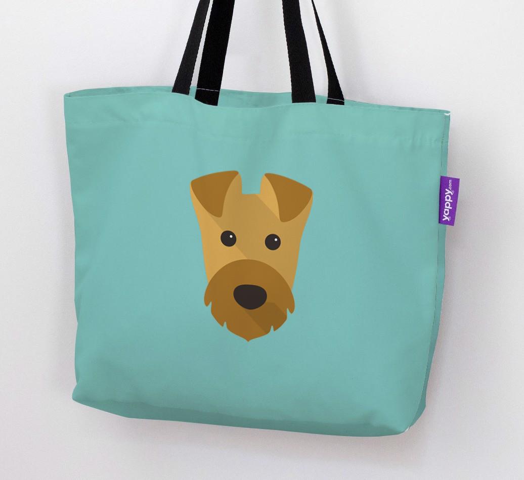 Dog Icon Canvas Bag
