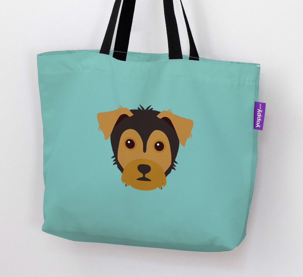 Dog Icon Canvas Bag