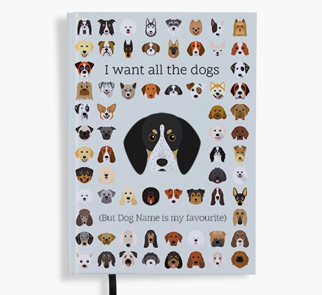 I Want All the Dogs: Personalised {breedFullName} Notebook