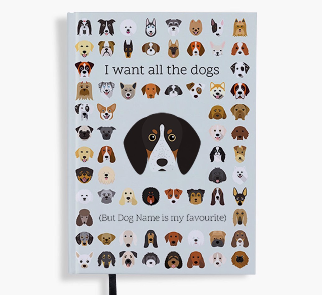 I Want All the Dogs: Personalised {breedFullName} Notebook