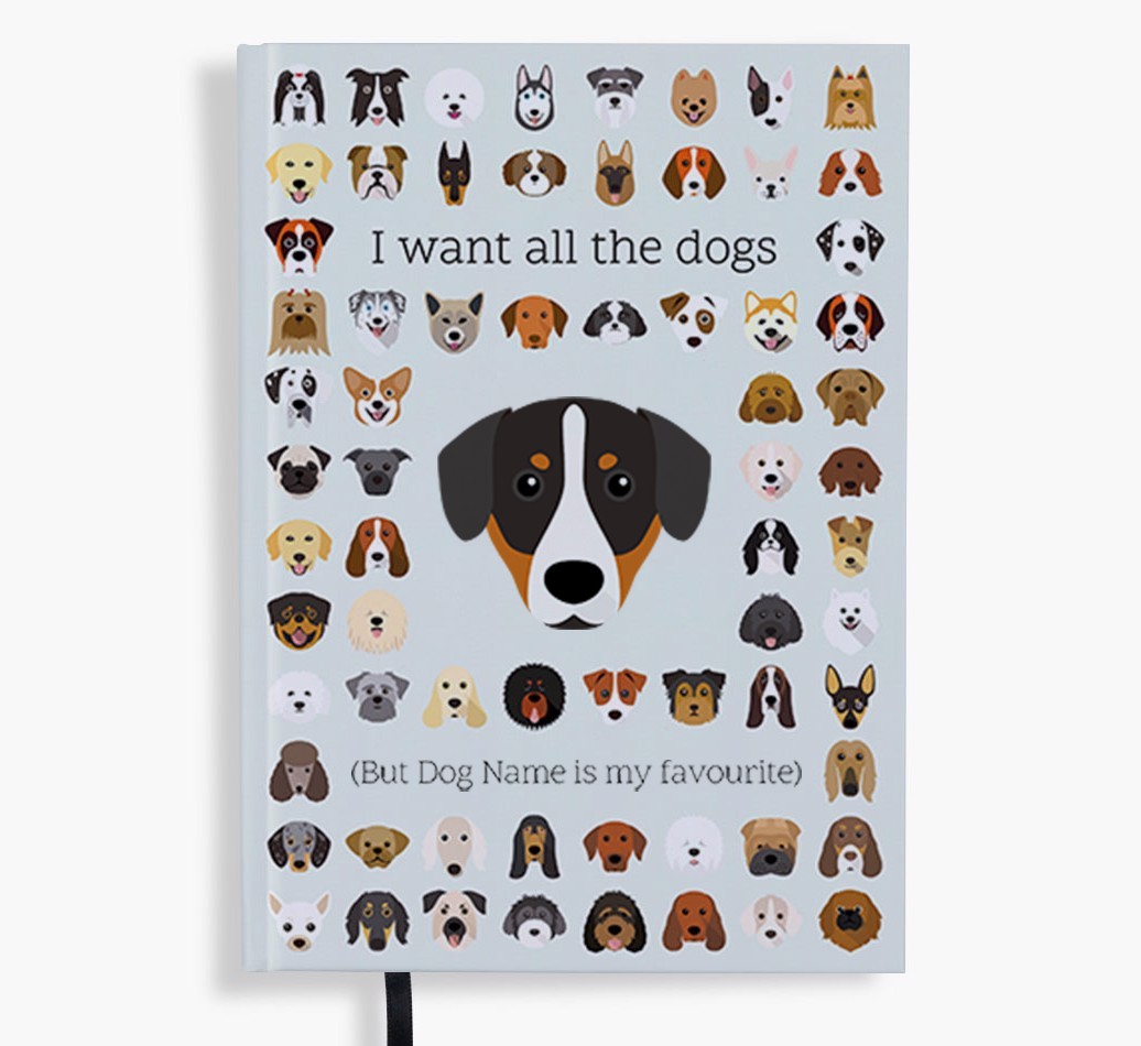 I Want All the Dogs: Personalised {breedFullName} Notebook