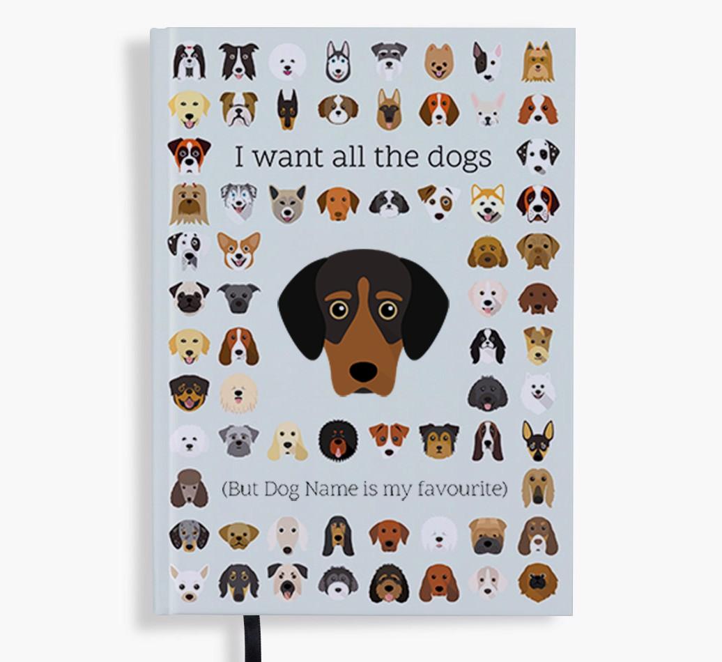 I Want All the Dogs: Personalized {breedFullName} Notebook