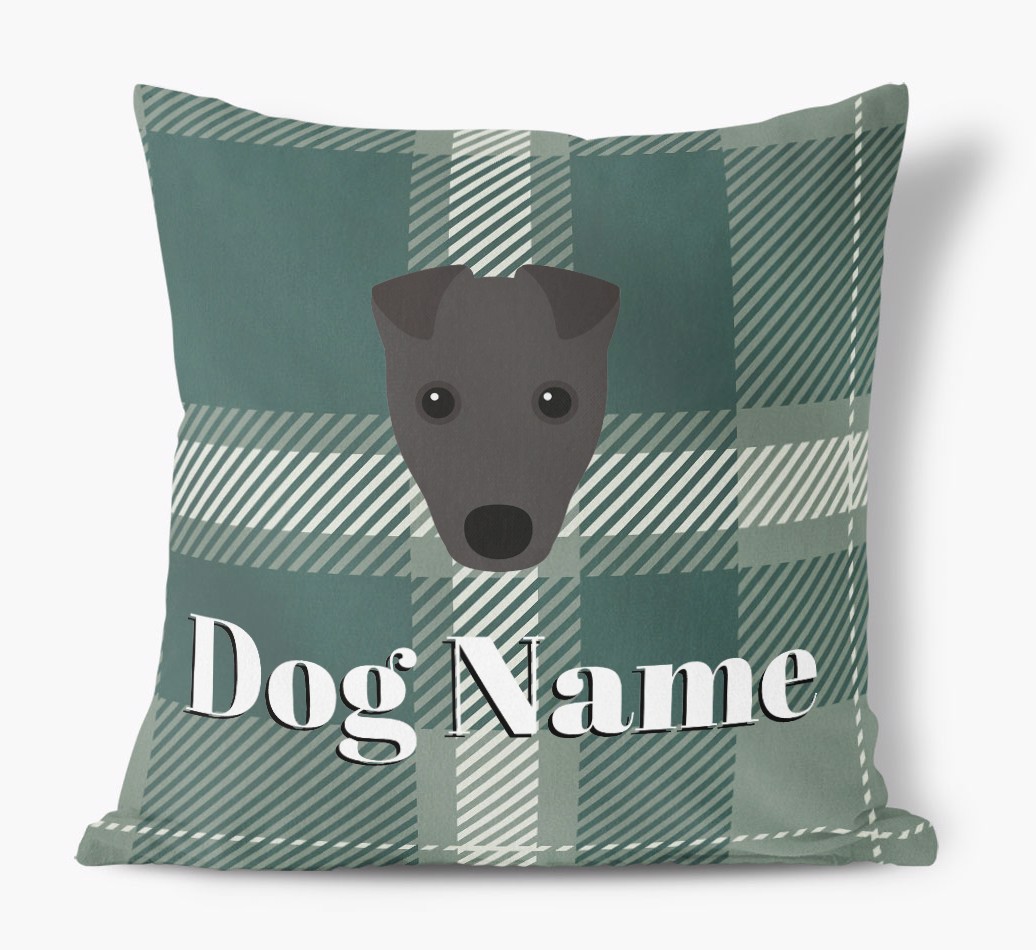 Tartan Pattern: Personalized {breedFullName} Soft Touch Pillow