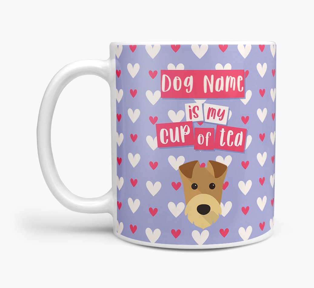 Personalised {breedFullName} '{dogsName} is my Cup of Tea' Mug