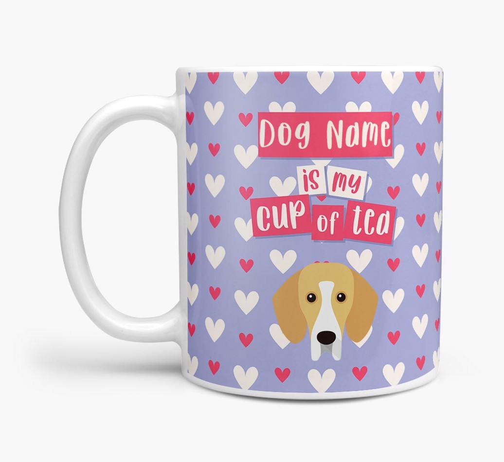 Personalised {breedFullName} '{dogsName} is my Cup of Tea' Mug