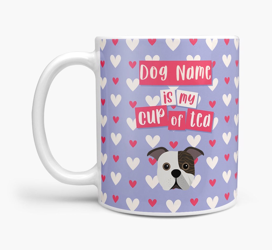 Personalised {breedFullName} '{dogsName} is my Cup of Tea' Mug