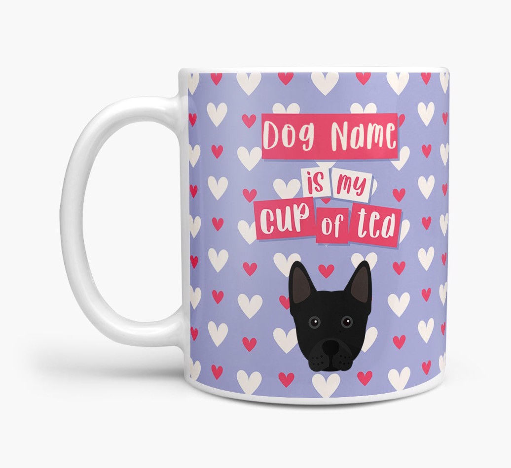 Personalised {breedFullName} '{dogsName} is my Cup of Tea' Mug