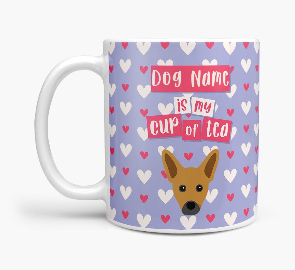 Personalised {breedFullName} '{dogsName} is my Cup of Tea' Mug