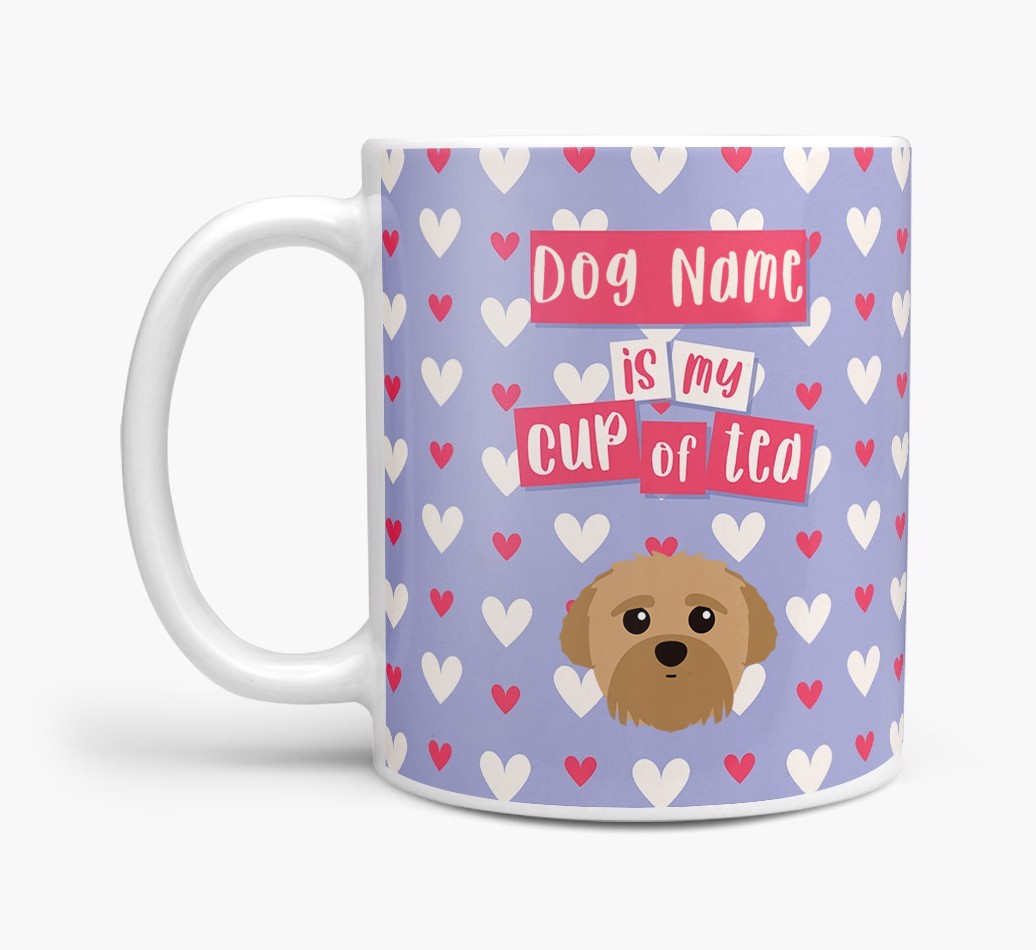 Personalised {breedFullName} '{dogsName} is my Cup of Tea' Mug