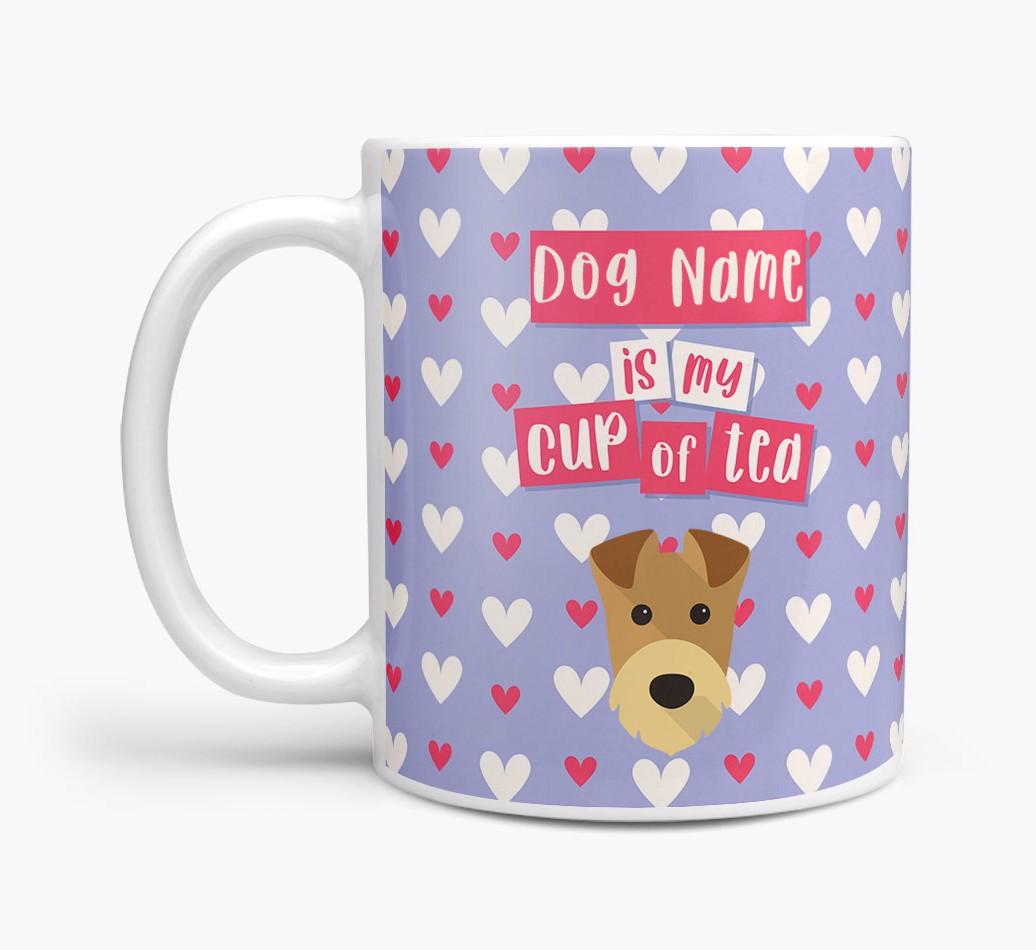 Personalised {breedFullName} '{dogsName} is my Cup of Tea' Mug