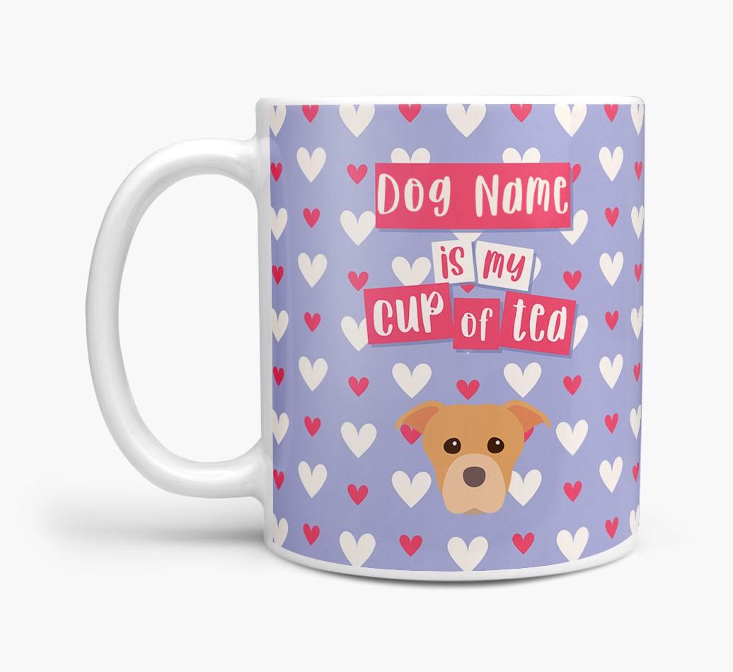 Personalised {breedFullName} '{dogsName} is my Cup of Tea' Mug