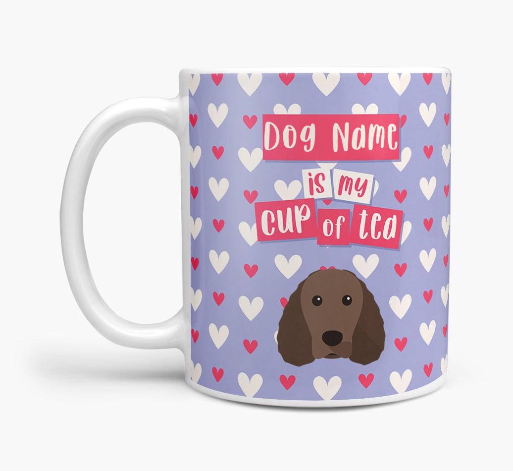 Personalised {breedFullName} '{dogsName} is my Cup of Tea' Mug