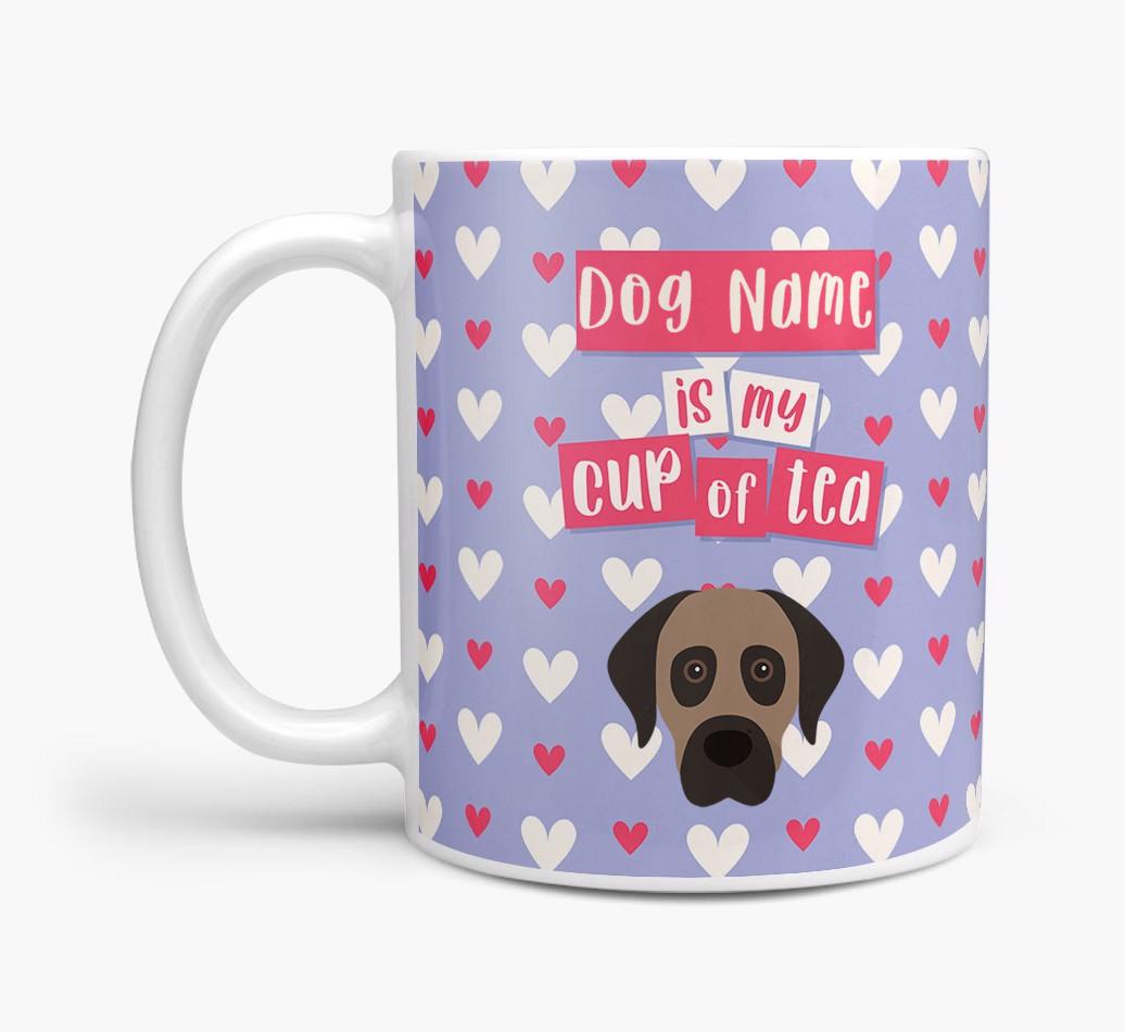Personalised {breedFullName} '{dogsName} is my Cup of Tea' Mug