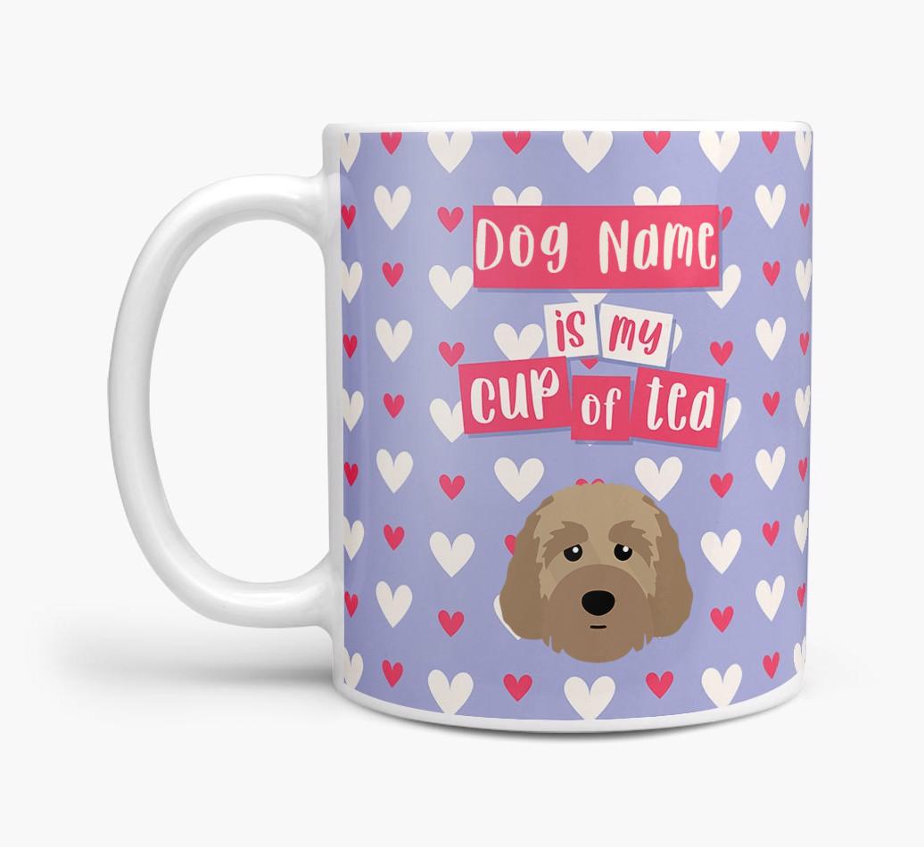 Personalised {breedFullName} '{dogsName} is my Cup of Tea' Mug