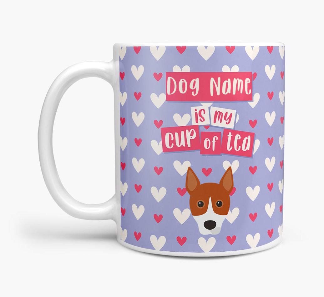 Personalised {breedFullName} '{dogsName} is my Cup of Tea' Mug