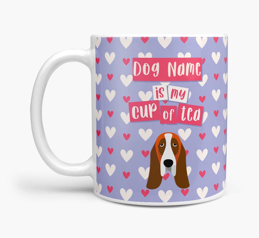 Personalised {breedFullName} '{dogsName} is my Cup of Tea' Mug